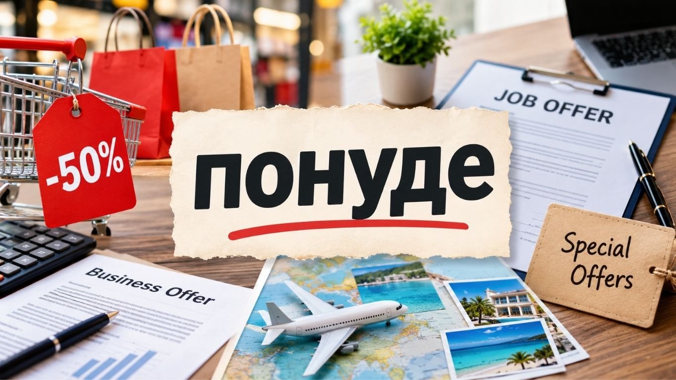 Понуде in Serbian: Meaning, Grammar, and Uses